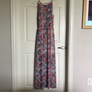 H&M Floral Sleeveless Maxi Dress